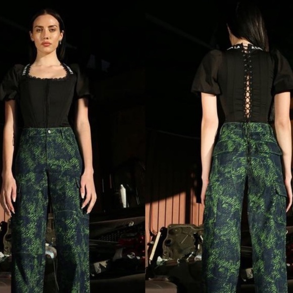 Black I.AM.GIA Chelsey Corset Top - Picture 10 of 11